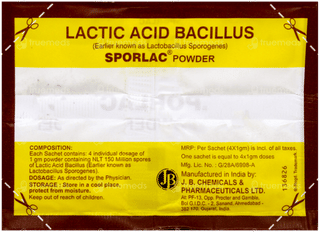 Sporlac Banana Flavour Powder 1Gm