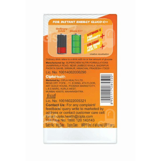Prolyte Gluco C++ Tangy Orange Powder 450Gm + 50Gm Free