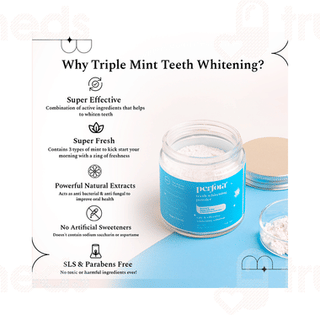 Perfora Teeth Whitening Triple Mint Powder 50Gm
