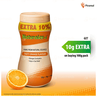 Naturolax A Tasty Orange Flavour Powder 100gm + 10gm Extra