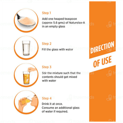 Naturolax-a Tasty Orange Flavour Powder 100gm + 10gm Extra
