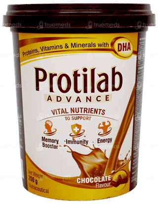 Protilab Advance Chocolate Flavour Powder Jar 200Gm