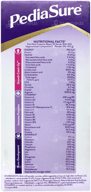 Pediasure Chocolate Flavour Refill Powder 950gm