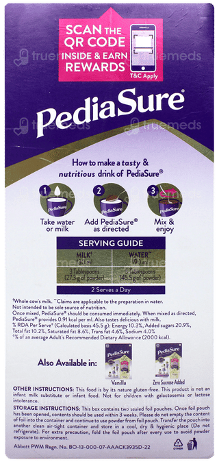 Pediasure Chocolate Flavour Refill Powder 950gm