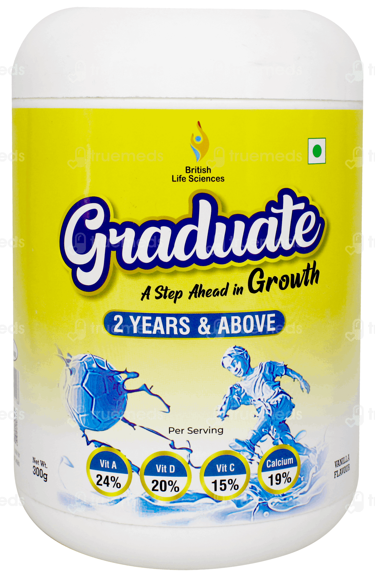 Graduate Vanilla Flavour Powder Jar 300gm - Uses, Side Effects, Dosage ...