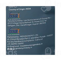 Miduty Probiotics & Prebiotic Fibre Powder 150gm