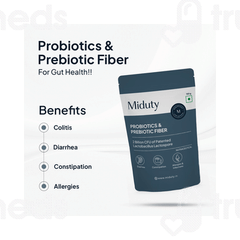 Miduty Probiotics & Prebiotic Fibre Powder 150gm
