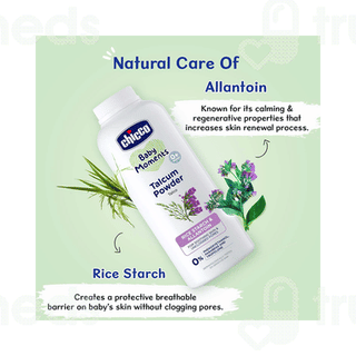 Chicco Baby Moments Rice Starch & Allantoin Talcum Powder 150gm