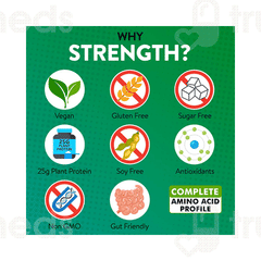 Plix Sport Strength Mango Plant Protein Powder 1000gm