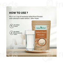 Neuherbs Organic Safed Musli Powder 100Gm