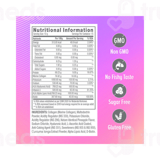 Gnc Collagen Pineapple Flavour Powder 200gm