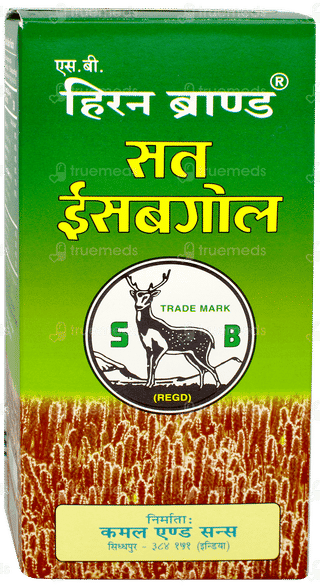 Deer Brand Sat Isabgol Psyllium Husk Powder 200gm