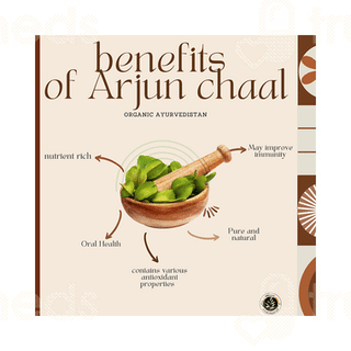 Organic Ayurvedistan Arjun Chaal Powder 400Gm