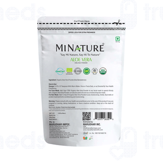 Minature Aloe Vera Organic Powder 227Gm