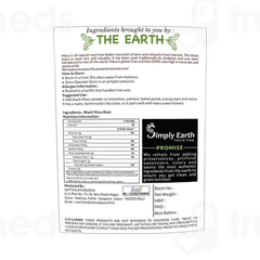 Simply Earth Black Maca Root Powder 100gm