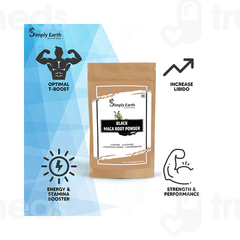 Simply Earth Black Maca Root Powder 100gm