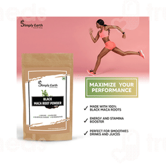 Simply Earth Black Maca Root Powder 100gm