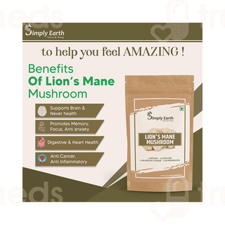 Simply Earth Lions Mane Mushroom Powder 60gm