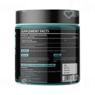 Nutracology Peruvian Maca Root Powder 150gm