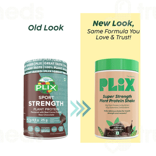 Plix Super Strength Plant Protein Shake Raw Chocolate 500gm