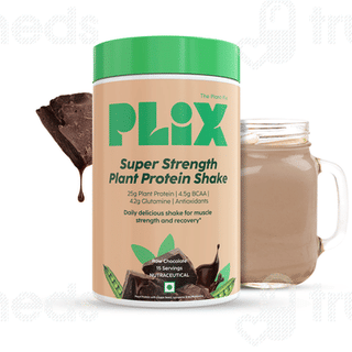 Plix Super Strength Plant Protein Shake Raw Chocolate 500gm