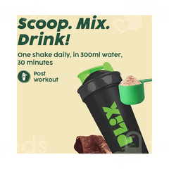 Plix Super Strength Plant Protein Shake Raw Chocolate 500gm