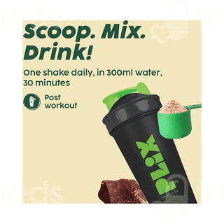 Plix Super Strength Plant Protein Shake Raw Chocolate 500gm