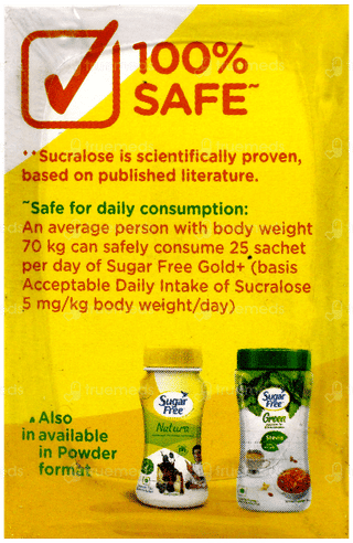 Sugar Free Gold+ With Chromium 0.75gm Pack Of 50 Sachets