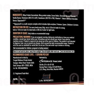 Bon Pure Whey Belgian Chocolate Protein Powder 1000gm