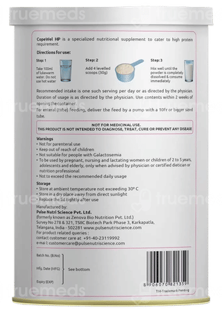 Copewel Hp Vanilla Flavour Powder 400Gm