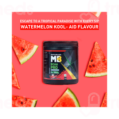 Muscleblaze Bcca Pro + Electrolytes Watermelon Kool Aid Flavour Powder 240Gm