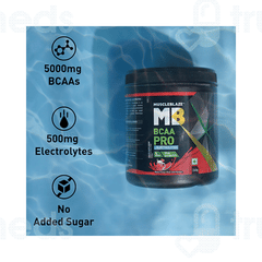 Muscleblaze Bcca Pro + Electrolytes Watermelon Kool Aid Flavour Powder 240Gm