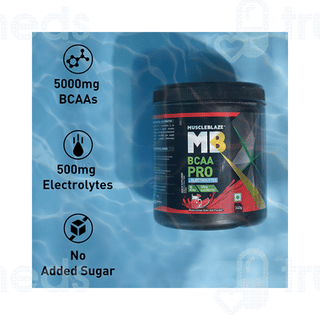 Muscleblaze Bcca Pro + Electrolytes Watermelon Kool Aid Flavour Powder 240Gm