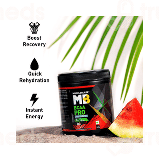 Muscleblaze Bcca Pro + Electrolytes Watermelon Kool Aid Flavour Powder 240Gm