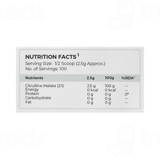 Nutrabay Citrulline Malate Amino Acid Unflavoured Powder 250gm