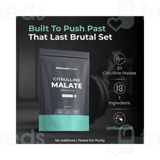 Nutrabay Citrulline Malate Amino Acid Unflavoured Powder 250gm