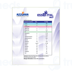 Azzurra Essential Mct Neutral Flavour Powder 200gm