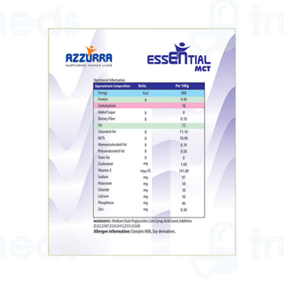 Azzurra Essential Mct Neutral Flavour Powder 200gm