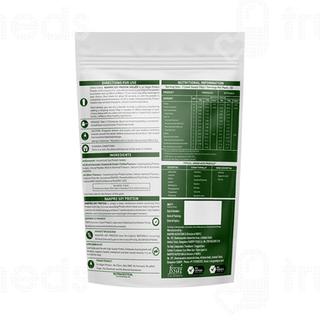 Nakpro Nutrition Vegan Platinum Soy Protein Isolate Unflavoured Powder 1000Gm