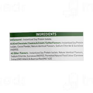 Nakpro Nutrition Vegan Platinum Soy Protein Isolate Unflavoured Powder 1000Gm
