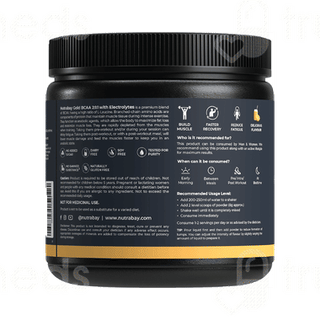 Nutrabay Gold 2:1:1 Bcaa+electrolytes Orange 250gm