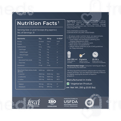 Nutrabay Gold 2:1:1 Bcaa+electrolytes Orange 250gm