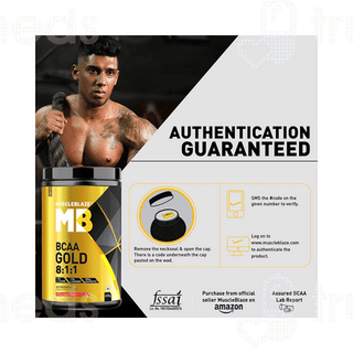Muscleblaze Bcaa Gold 8:1:1 Watermelon Flavour 450Gm