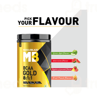 Muscleblaze Bcaa Gold 8:1:1 Watermelon Flavour 450Gm