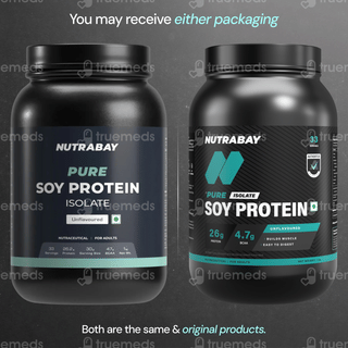 Nutrabay Pure Soy Protein Isolate Unflavoured 1Kg