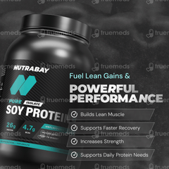 Nutrabay Pure Soy Protein Isolate Unflavoured 1Kg
