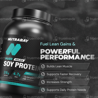 Nutrabay Pure Soy Protein Isolate Unflavoured 1Kg