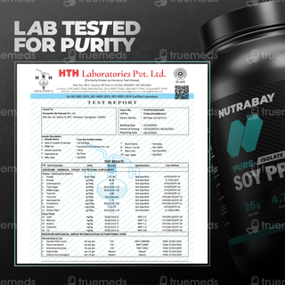 Nutrabay Pure Soy Protein Isolate Unflavoured 1Kg