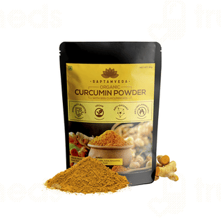 Saptamveda Organic Curcumin Powder 50gm