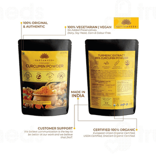 Saptamveda Organic Curcumin Powder 50gm